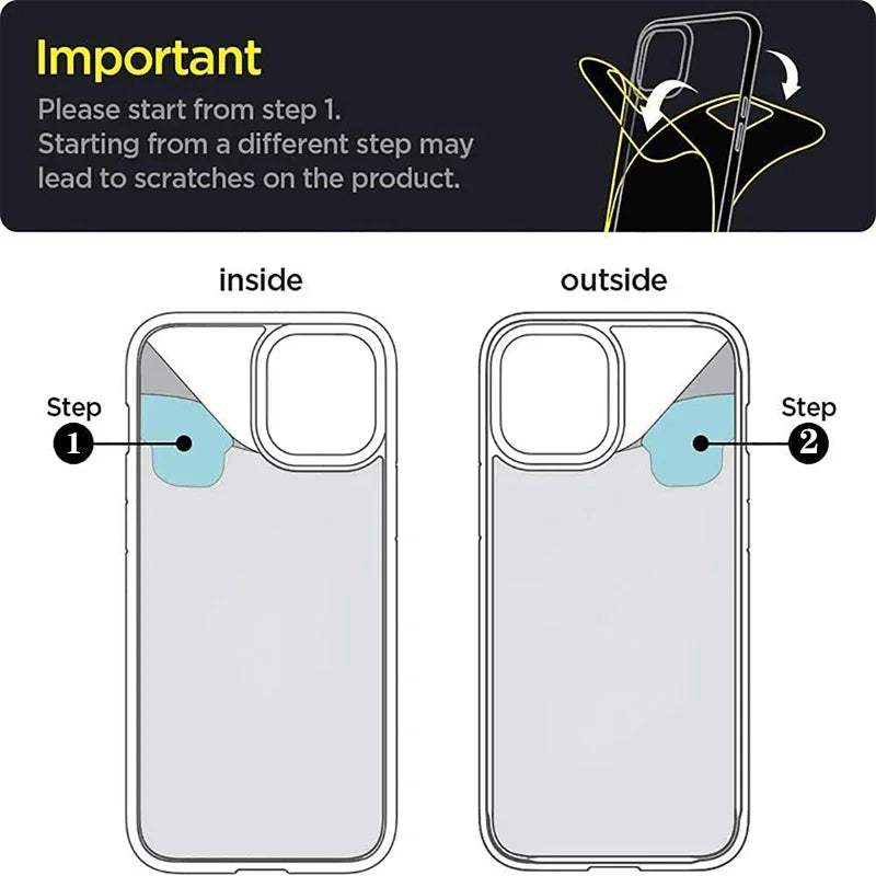 Samsung Galaxy S & A Series – Clear Shockproof Hybrid Protective Case