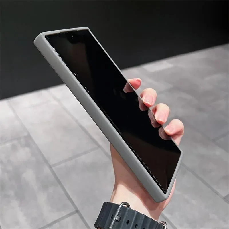 Samsung Galaxy S25/S24 Ultra Magnetic Clear Case – Hidden Holder + MagSafe‑Style Charging