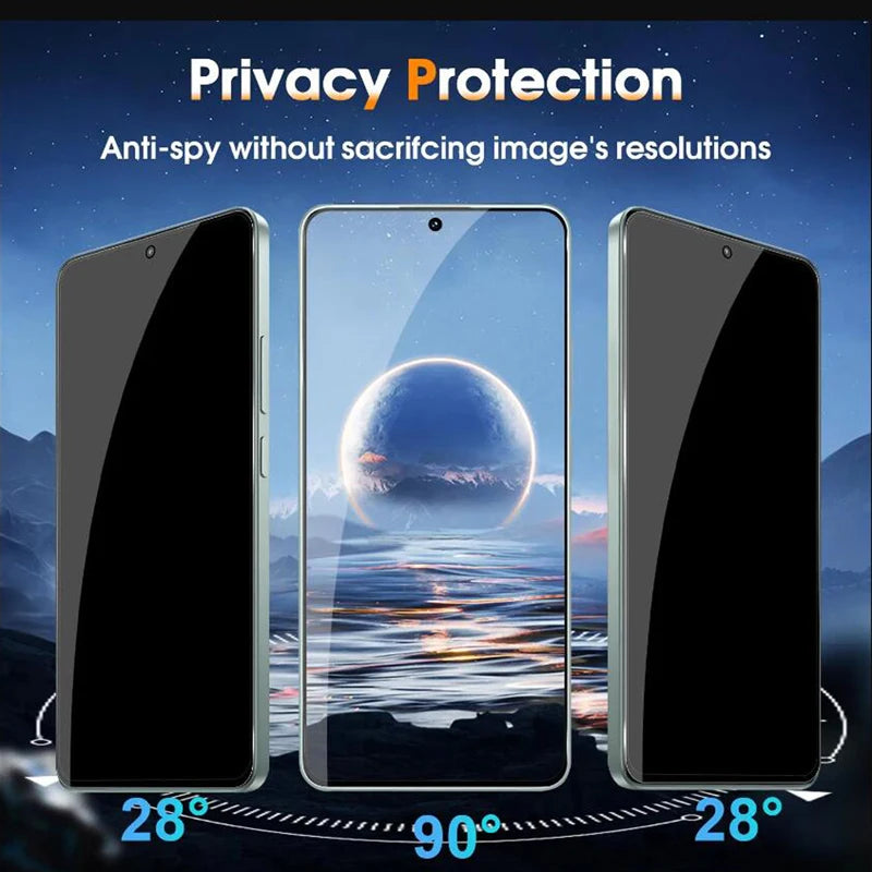 Privacy Screen Protector Compatible with Samsung Galaxy S25 Series – Anti-Spy Tempered Glass for S25, S25 Plus, S25 Ultra
