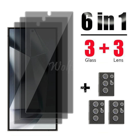 Privacy Screen Protector Compatible with Samsung Galaxy S25 Series – Anti-Spy Tempered Glass for S25, S25 Plus, S25 Ultra