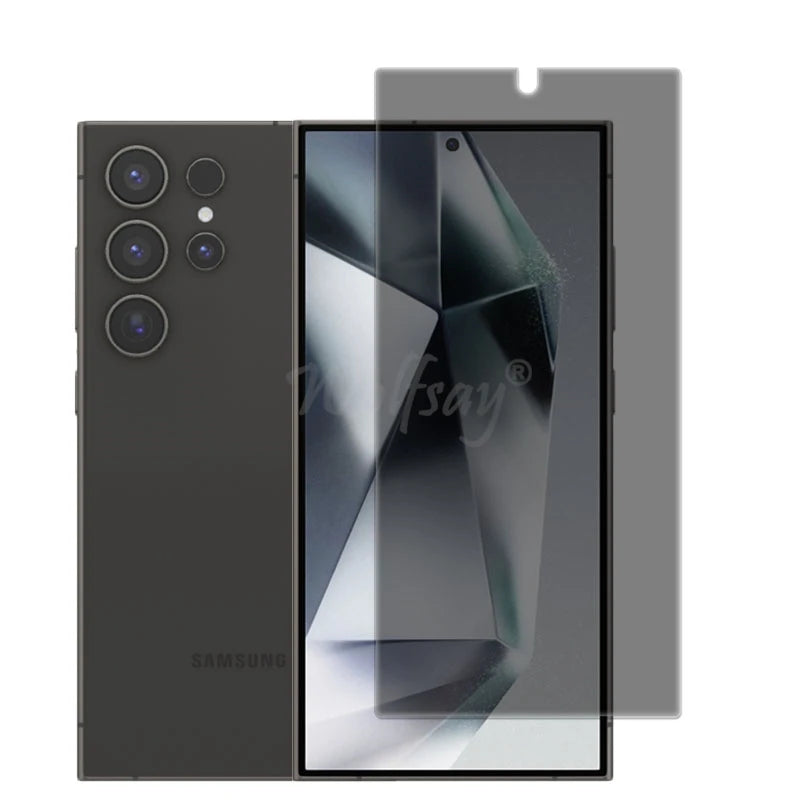 Privacy Screen Protector Compatible with Samsung Galaxy S25 Series – Anti-Spy Tempered Glass for S25, S25 Plus, S25 Ultra